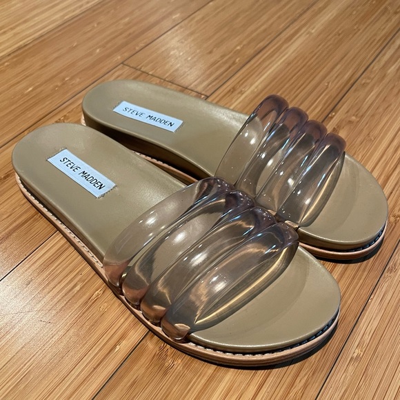 Steve Madden Slides, Sz 6.5, Like New - Picture 3 of 5